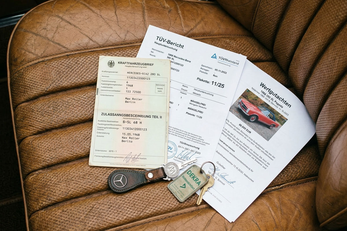 Fahrzeugpapiere als Voraussetzung zum Oldtimer beleihen